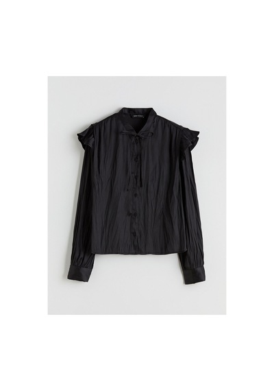 LC Waikiki Alıta Cıty Farkıyla Lcw Modest Siyah Saten Düz Bağlamalı Yaka Uzun Kollu Kadın Bluz Siyah - 929700777 Siyah LC Waikiki Alıta Cıty Farkıyla Lcw Modest Siyah Saten Düz Bağlamalı Yaka Uzun Kollu Kadın Bluz Siyah - 929700777 Siyah