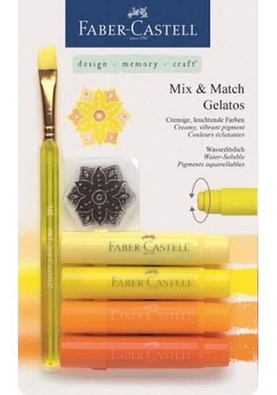 Faber Castell Gelatos Mum Boya Sarı Tonları 4 Renk