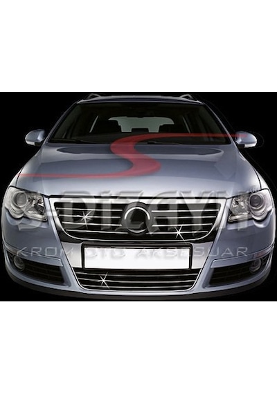 S-Dizayn  Volkswagen Passat B6 Krom Ön Panjur 8 Prç 2005-2011