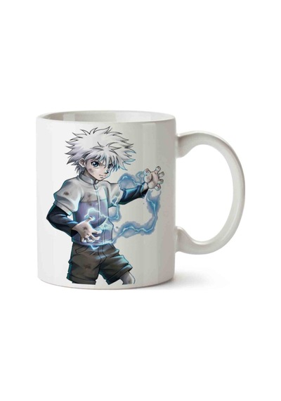 Hunter X Hunter Killua 2 İki Tarafı Baskılı Kupa Bardak.jpg Çok Renkli