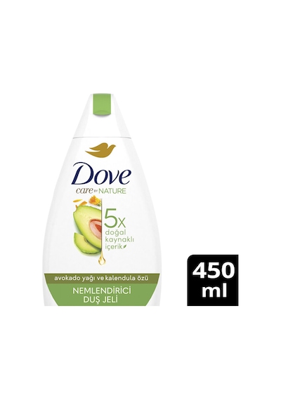 4 Adet Dove Duş Jeli Avokado Kelendula 450 Ml Diğer