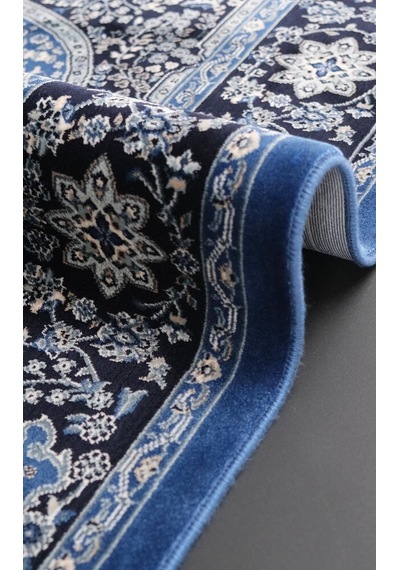 Lale Mihrap Seccade Ultra Lüks % 100 Modal, Sık Dokuma Halı Seccade- Saks Mavi 80x120 Cm Çok Renkli Lale Mihrap Seccade Ultra Lüks % 100 Modal, Sık Dokuma Halı Seccade- Saks Mavi 80x120 Cm Çok Renkli