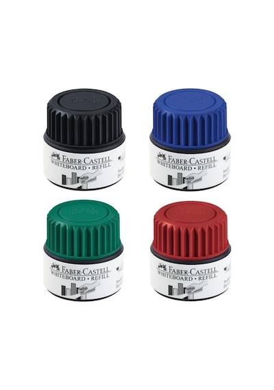 Faber-castell Grip Beyaz Tahta Kalemi Refil Kırmızı Çok Renkli