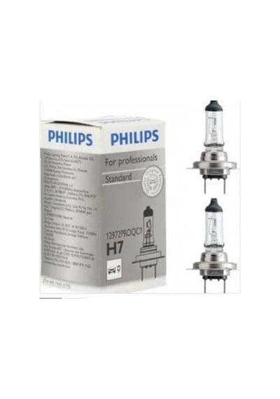 2 Adet H7 12V 55W Standart Far Ampulu Phılıps