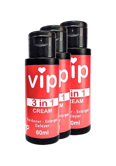 Vip 3x Efektcream 3 Adet 60 Ml 3in1 Pe.nisibüyütme Geciktirmesertleştirme