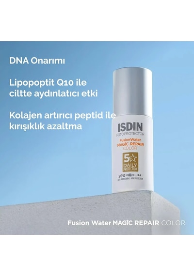 Isdin Fotoprotector Fusion Water Magic Repair Color SPF50 50 ML