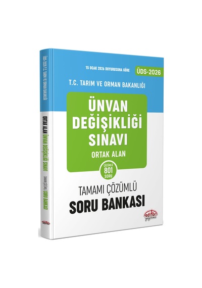 Data 2026 T.c. Tarım Ve Orman Bakanlığı Üds Ortak Konular 1045 Çözümlü Soru Bankası Data Yayınları