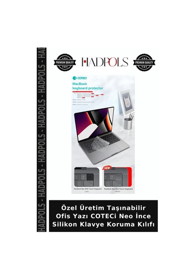 Özel Üretim Taşınabilir Ofis Yazı Coteci Neo İnce Silikon Klavye Koruma Kılıfı