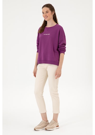 U.S. Polo Assn. Kadın Menekşe Bisiklet Yaka Sweathırt 50313562-VR037