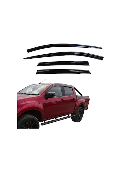 2021+isuzu D-max Cam Rüzgarliği Si Yah İthal Ürün
