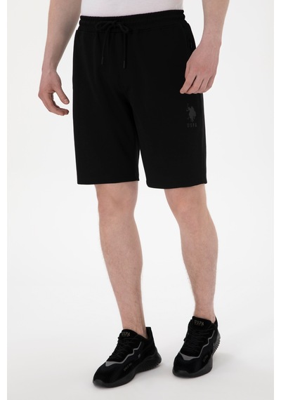 U.S. Polo Assn. Erkek Siyah Örme Şort 50300078-VR046