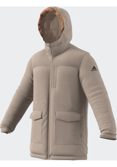 Adidas Ix8886 Paverıc Fur Par Erkek Mont Krem
