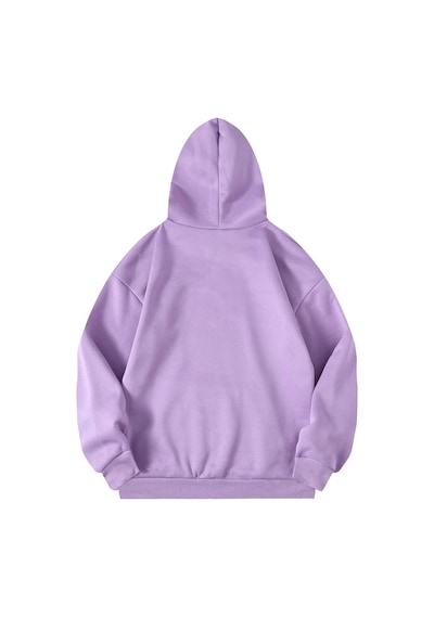 Uyguntarz Unisex California Baskılı Sweatshirt Lila