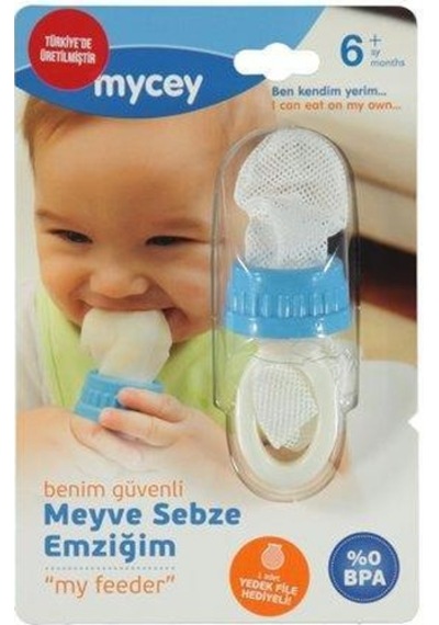Mycey File Meyve Sebze Emziği Mavi