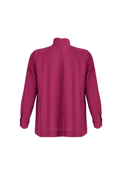 Aker 23aw02562112 Büyük Beden Bluz 23aw02562112 043 Mürdüm Mürdüm
