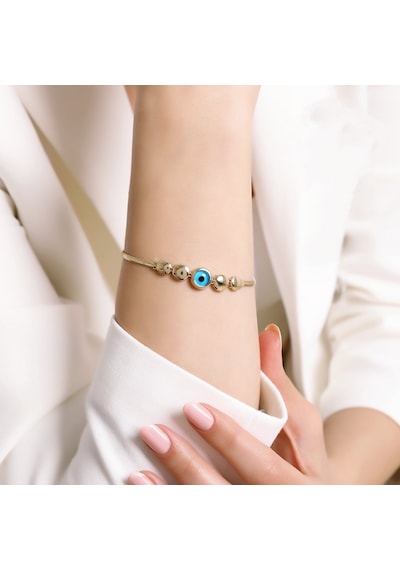 Altın Nazar Bileklik BL0011 Sarı Altın