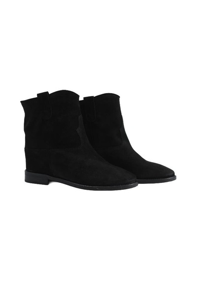 Poletto Hakiki Deri Kahve Bot Düz 482 02-2256 Kahve
