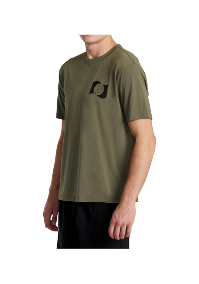 Rvca Rvca Balance Banner Erkek Tişört 695 Yeşil