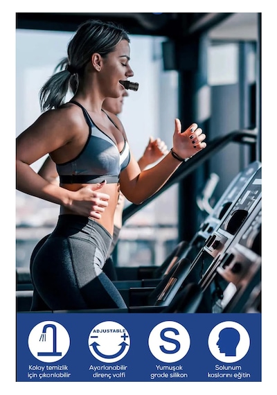 Şınav Çekme Tahtası Push Up Standı Ve Nefes Egzersiz Aleti Seviye Ayarlanabilir Solunum Düzenleyici Seti