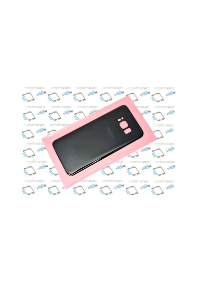 Samsung Galaxy Uyumlu S8 Arka Pil Batarya Kapağı (CAM) SİYAH