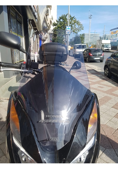 13-17 Honda Forza Ns 300 Ön Cam Açık Füme Zeus Açik Füme 59Cm 4Mm