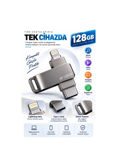 128 Gb Flash Bellek