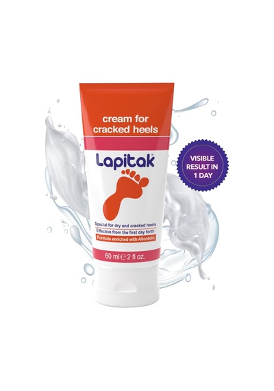 Lapitak Topuk Çatlak Kremi 60ml - Ayak Kremi - Ayak Bakımı - Ayaklardaki Çatlakları Engenlemeye Yardımcı Olur. Kuru Ve Yıpranmış Ayaklarda 24 Saat İçinde Etkisi Hissedilir. Sku: Smg8690010404510
