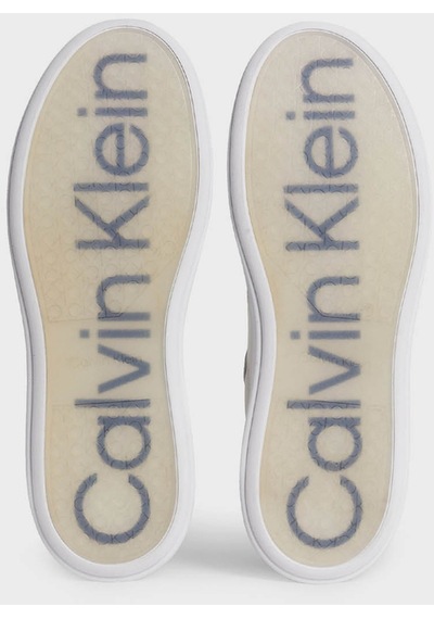 Calvin Klein Erkek Ayakkabı Hm0Hm01016 0K9 Beyaz-Siyah Beyaz - Siyah