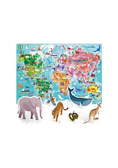 Headu 108 Parça Dünya Turu   Puzzle