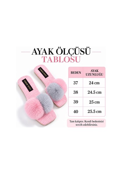 Dabab Shoes Pomella Kadın Pembe Çift Ponponlu Peluş Bantlı Kaymaz Tabanlı Önü Açık Ev Terliği Dabab Shoes Pomella Kadın Pembe Çift Ponponlu Peluş Bantlı Kaymaz Tabanlı Önü Açık Ev Terliği