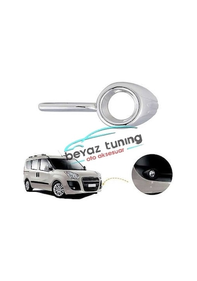 Fiat Doblo Sis Far Çerçevesi Kromu Nikelaj 2010-