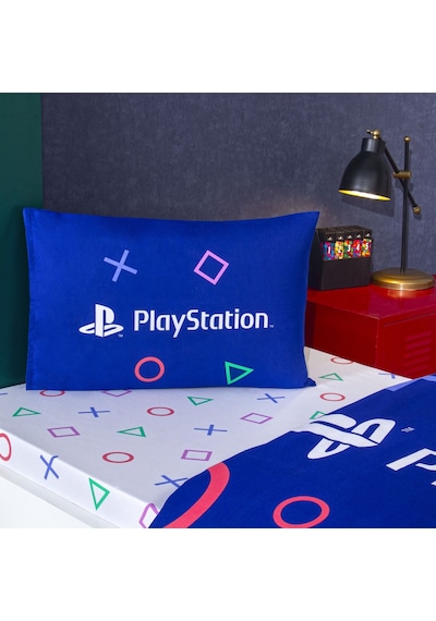 Taç Lisanslı Playstation Tek Kişilik Pamuk Nevresim Takımı 120 000000001000050868 Çok Renkli