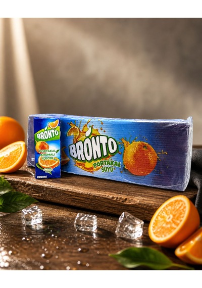Bronto Portakal Aromalı İçecek 200 Ml X27 Adet