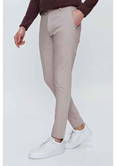 Efor P 1077 Slim Fit Gri Spor Pantolon Gri
