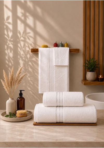 Goldroom Can Hamam Seti 90 x 140 Beden ve 50 x 90 El Yüz Havlusu