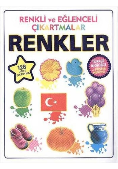 Renkli ve Eğlenceli Çıkartmalar - Renkler- Parıltı Yayınları