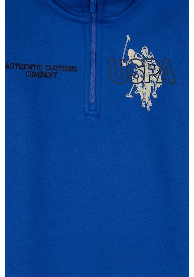 U.s. Polo Assn. Erkek Çocuk Mavi Sweatshirt 50315815-vr212 Royal Blue