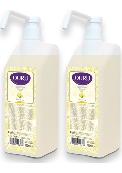 Duru 80 Derece Limon Çiçeği Kolonyası Pompalı 750 ML x 2