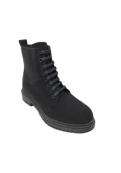 Sdf 84 Deri Trend Fashion Kadın Bot Siyah