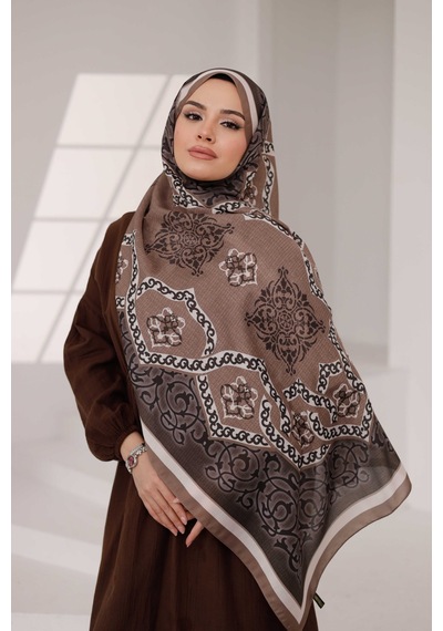 Mimiyum Rüveyda Premium Soft Şal Acı Kahve