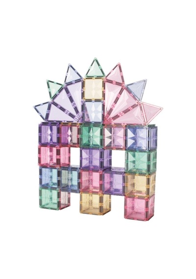 Cleverclixx Large Creative Pack Manyetik Bloklar, Pastel 125 Parça