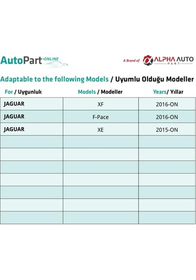 Ford, Land Rover, Jaguar İçin Döşeme Klipsi- 10 Adet