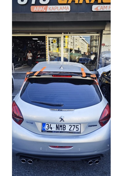 Pejo 208 2013-2020 Dtm Spoiler Fiber Parlak Siyah Boyalı