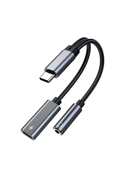 Wealthglow 2'si 1 Arada Usb C - 3,5mm Kulaklık Jakı Adaptörü Es4ıob