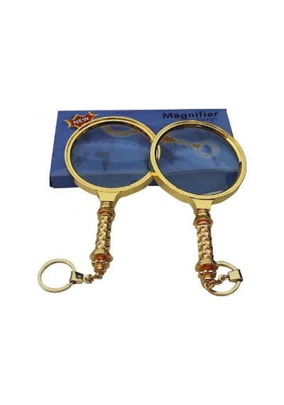 Nikula-5x90mm Tüm Metal Altın Renkli, Hediye Büyüteç,optik Lensler Ile çinko Alaşım Metal çerçeve