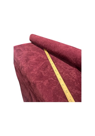 Süet Soft, Çift Taraflı Süet, Kumaş 100x150 Cm Metrelik Dekoratif Kumaş Bordo Bordo