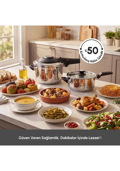 Vitasafe Düdüklü Tencere Seti 4+6 Litre Diğer