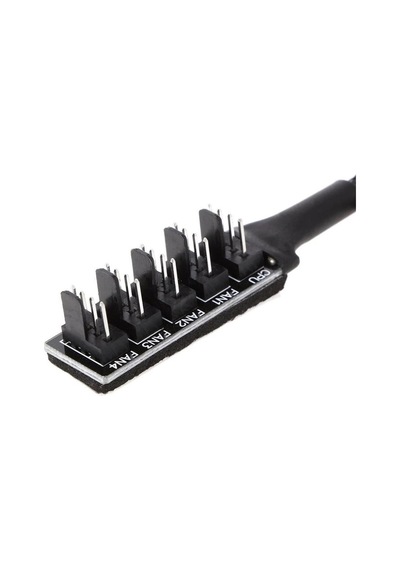 Fan Çoklayıcı Kablosu 4 Port Y Pwm Splitter 4 Pin Cpu 12v Switch Ide Molex