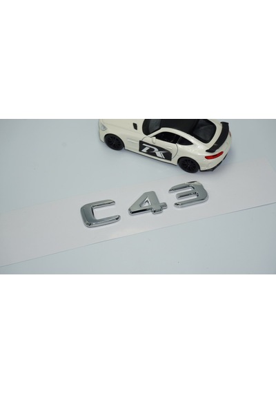 Dk Tuning C43 Bagaj Krom Abs 3m 3d Yazı Logo Benz İle Uyumlu