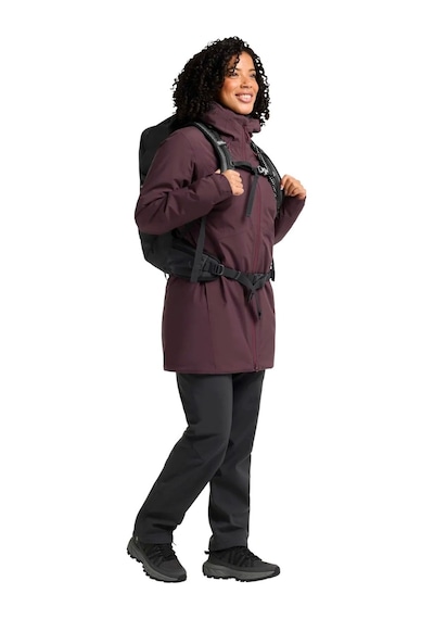 Jack Wolfskın Jack Wolfskin Heidelstein Ins Kadın Mor Outdoor Ceketi I0116 Mürdüm